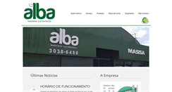 Desktop Screenshot of madeirasalba.com.br